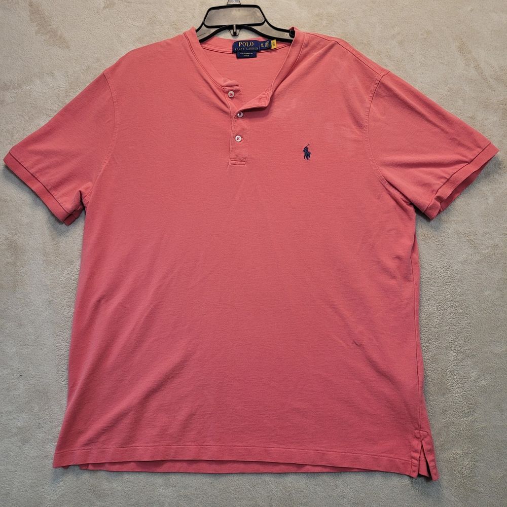 Polo by Ralph Lauren Pink Henley Shirt